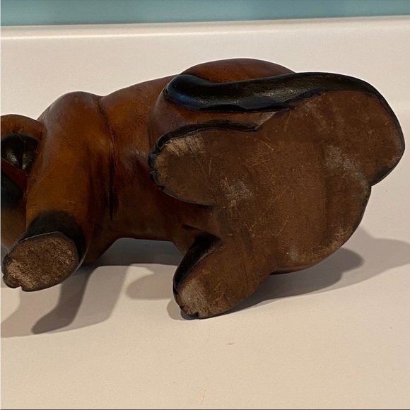 Large Vintage Solid Wooden hand carved Cat - Picture 4 of 5